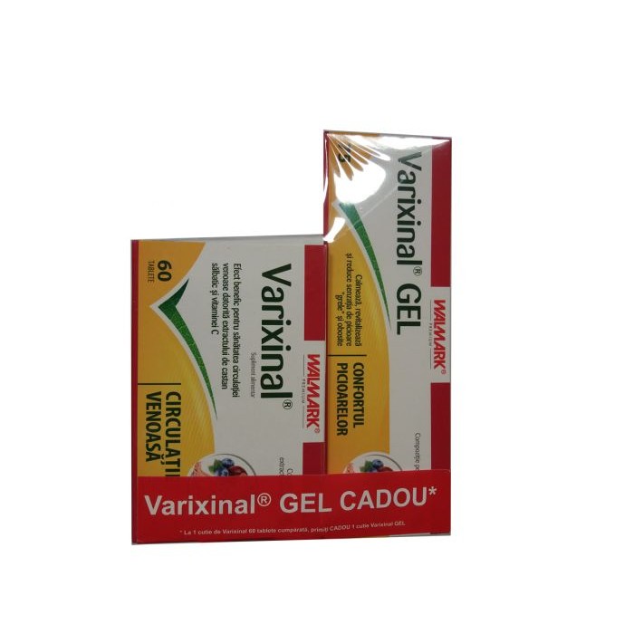 Varixinal 60 tb varixinal gel 75ml cadou