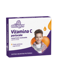 Alinan Vit C Kids Portocale x 20cpm