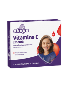 Alinan Vit C Kids Zmeura x 20cpm