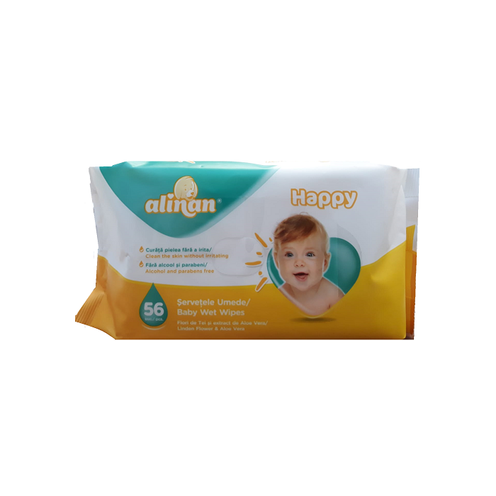 Alinan servetele umede bebe x 56 buc