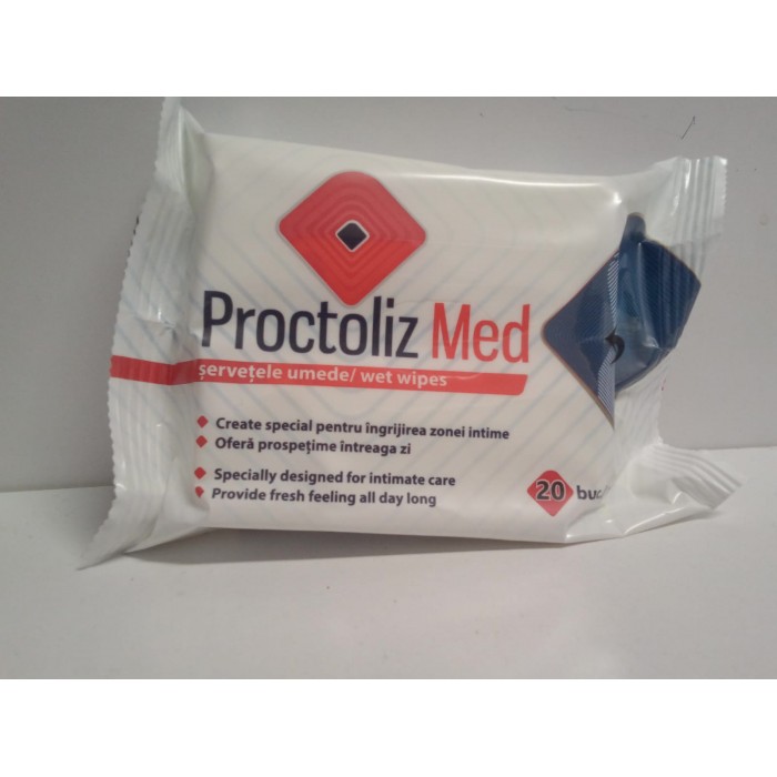 Servetele umede proctoliz med x 20buc