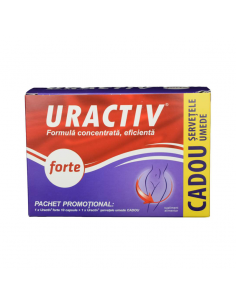 Uractiv forte,10 capsule  servetele umede cadou, Terapia...