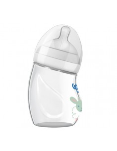 Natural biberon curbat 180 ml termorezistent - cod 146