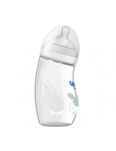 Natural biberon curbat 260 ml termorezistent - cod 147