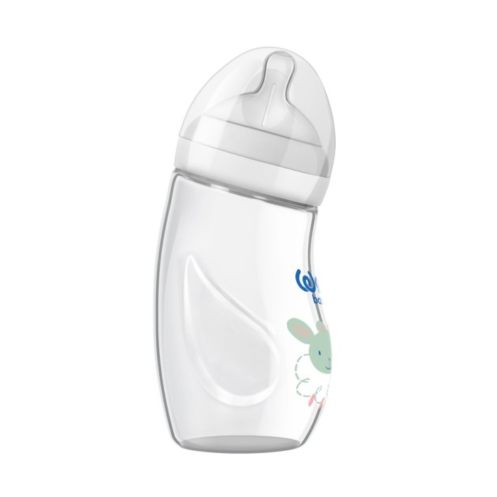 Natural biberon curbat 260 ml termorezistent - cod 147