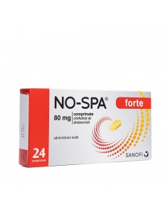 No-Spa Forte 80mg 1bl x 24 cp, Sanofi Romania S.R.L. -... 2