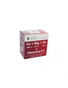 Calciu  Magneziu  Zinc  Vitamina D3 x 20 pl