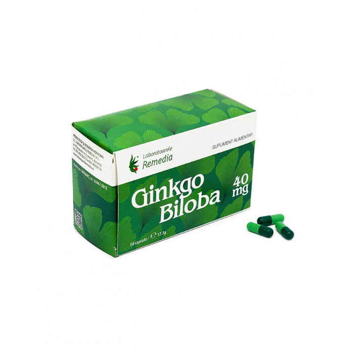 Ginkgo biloba 40mg x 50 cps