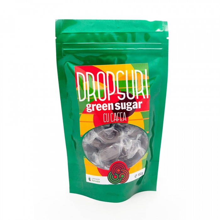 Green sugar dropsuri cu cafea x 150g