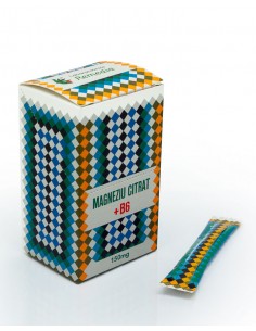 Magneziu citrat + Vitamina B6 – 25 stickuri