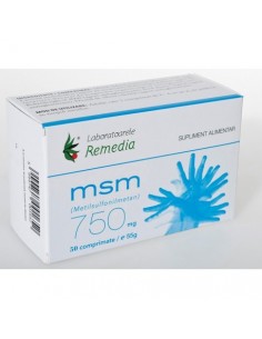 MSM 750mg 5 bls x 10 cpr