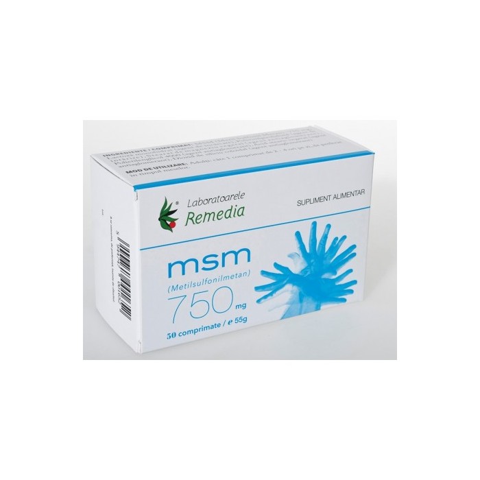 MSM 750mg 5 bls x 10 cpr
