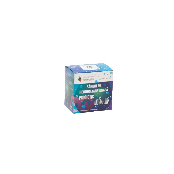 Saruri de rehidratare orala cu probiotic si diosmectita x 20 pl