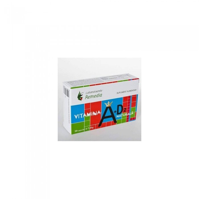 Vitamina A  D2 naturala 3 bls x 10 cps