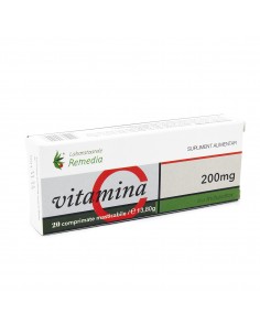 Vitamina C 200mg 2bls x 10 cpr