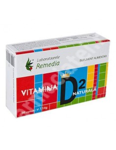 Vitamina D2 naturala 3 bls x 10 cps