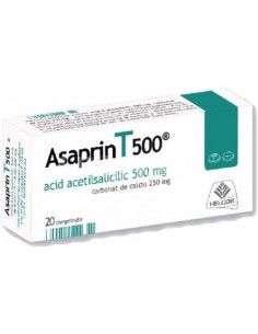 Asaprin T 500mg x 20 cpr, Helcor Pharma