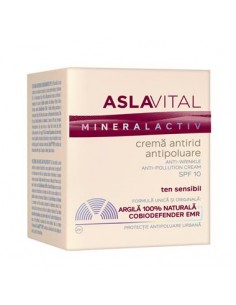 Aslavital crema antirid antipoluare spf10 x 50 ml