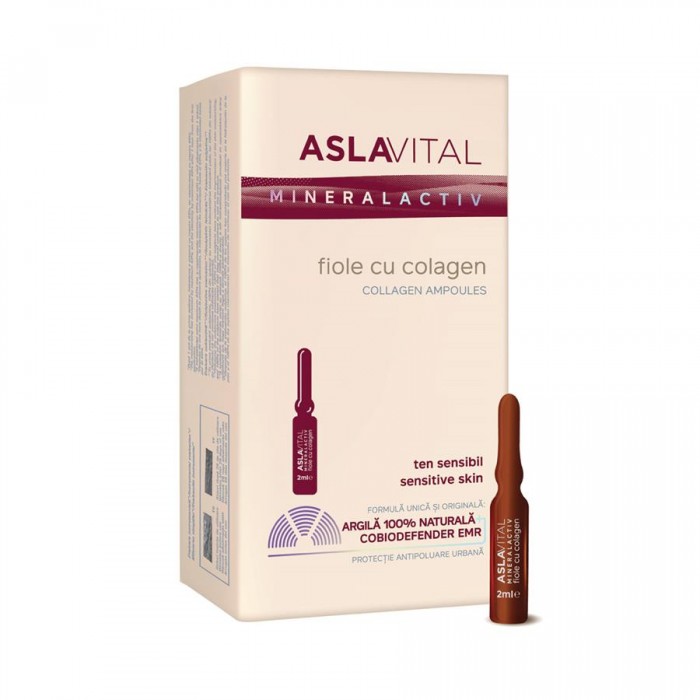 Aslavital fiole cu colagen x 2 ml