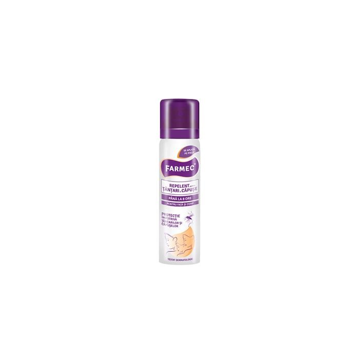 Repelent spray pentru țânțari și căpușe – Farmec, 75 ml