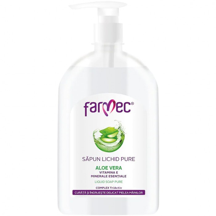 Farmec Săpun lichid Pure Aloe – 500 ml