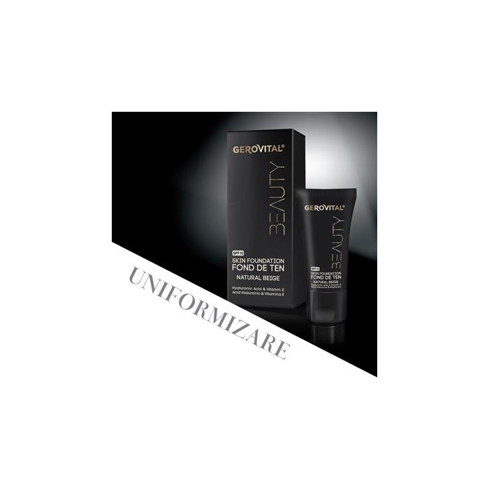 Gerovital beauty fond de ten natural beige x 30 ml