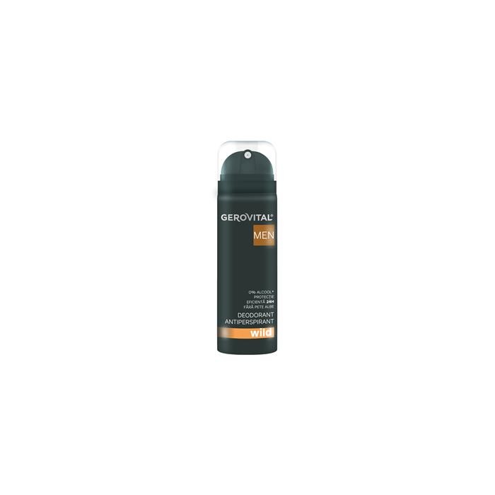 Gerovital men deo antiperspirant wild x 150 ml