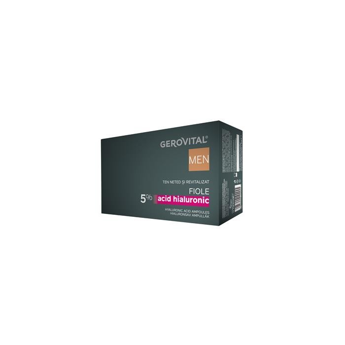 Gerovital men fiole cu acid hialuronic 5% x 10x2 ml