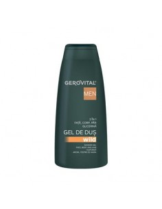 Gerovital Men Shower Gel 3-în-1 “Wild” – față, corp și...