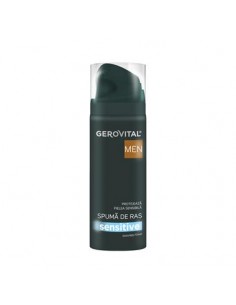 Gerovital Men Spumă de ras Sensitive, 200 ml