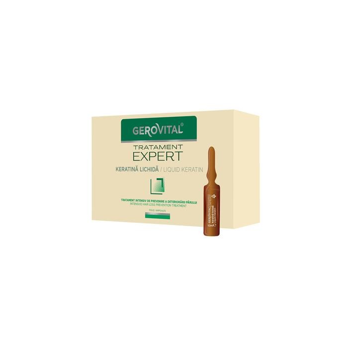 GTE keratina lichida fiole, 10 fiole x10 ml, Farmec