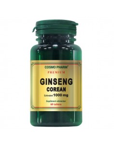 Ginseng Corean 1000 mg, Premium, 60 capsule, Cosmopharm