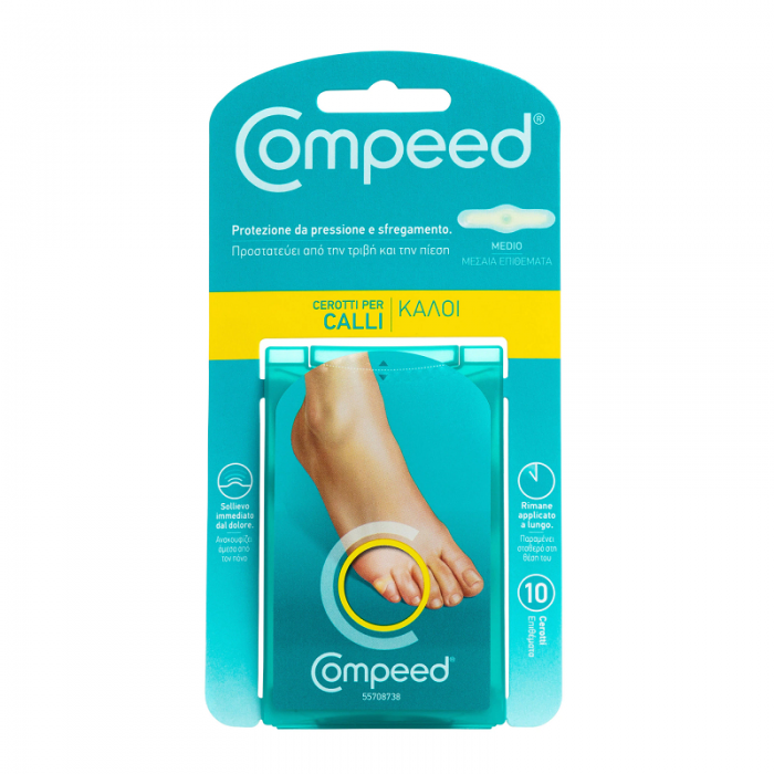 Plasture Compeed pentru bataturi profunde medii, 10 buc, Johnson & Johnson