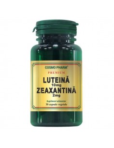 Luteina 10mg zeaxantina 2mg premium x 30 cps