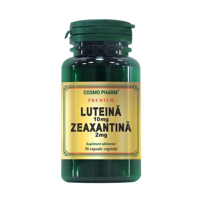 Luteina 10mg zeaxantina 2mg premium x 30 cps