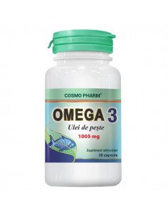 Omega 3 Ulei Peste Nat 1005Mg x 30 cps