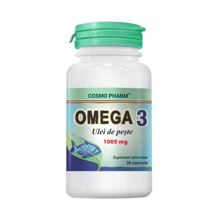 Omega 3 Ulei Peste Nat 1005Mg x 30 cps