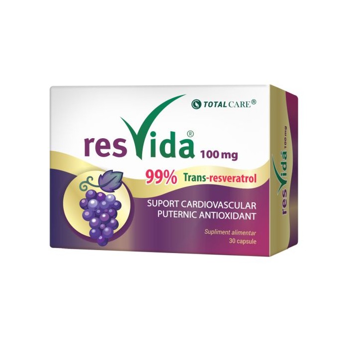Resvida resveratrol 100mg x 30 cps