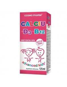 Calciu D3B12 premium sirop 125 ml
