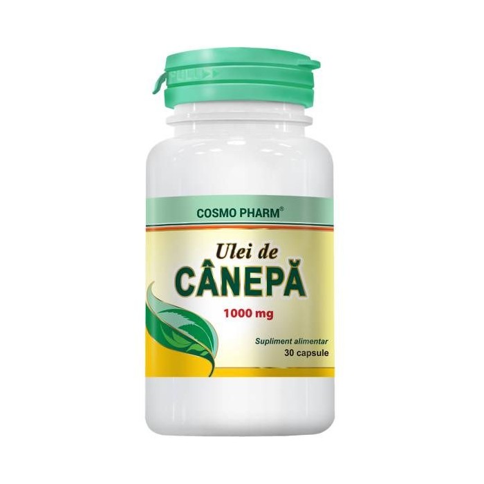 Ulei de canepa 1000mg x 30 cps