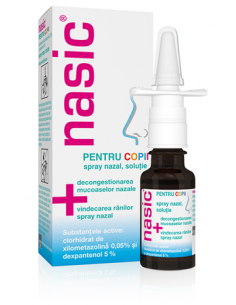 Nasic copii 0,5/50mg/ml spray nazal x 10 ml, Cassella-Med...