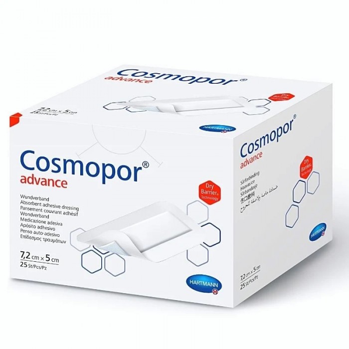 Cosmopor advance 7,2 x 5 cm plasture steril, 25 bucati, PAUL HARTMANN AG