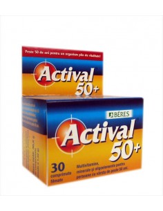 Actival 50 Plus cu mangan, 30 de comprimate, Beres