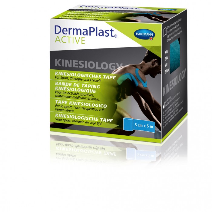Dermaplast active kinesiology banda kinesiologica albastra, o bucata, PAUL HARTMANN AG