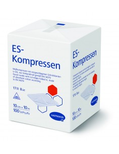 Es-kompressen comprese sterile in 8 straturi, 10x10 cm, 5...