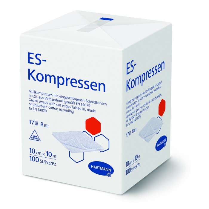 Es-kompressen comprese sterile in 8 straturi, 10x10 cm, 5 bucati, PAUL HARTMANN AG