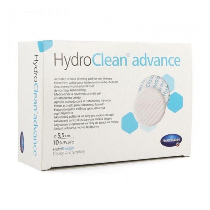 Hydroclean advance rotund - pansament hidro-rezistent, diametrul 5,5 cm, 10 bucati, PAUL HARTMANN AG