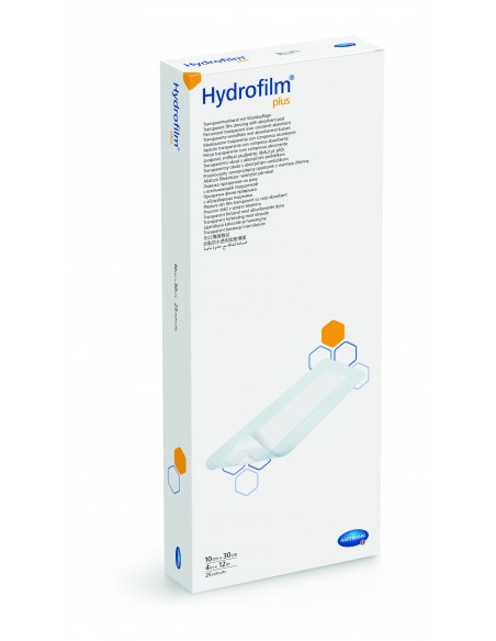 Hydrofilm plus - plasture transparent, 10cm x 30cm, 25 bucati, PAUL HARTMANN AG