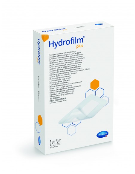 Hydrofilm plus 9 x 15 cm x 25 buc  - plasture transparent