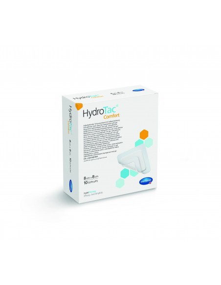 Hydrotac comfort 8 x 8 cm x 10 buc  - pansament din spuma poliuretanic